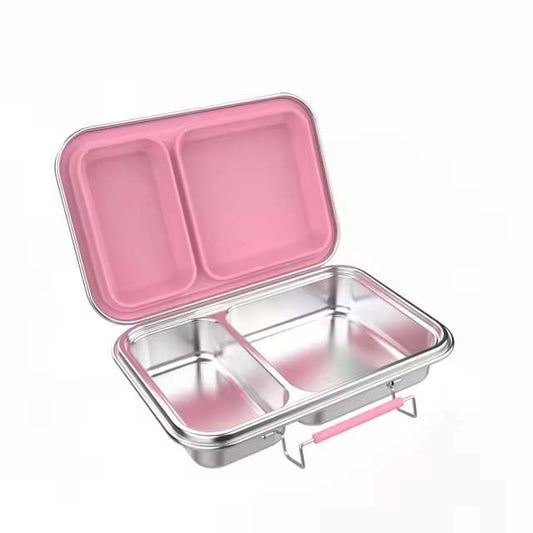 Duet™ 2-Compartment Stainless Steel Bento Lunch Box