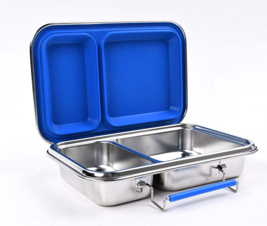 Duet™ 2-Compartment Stainless Steel Bento Lunch Box