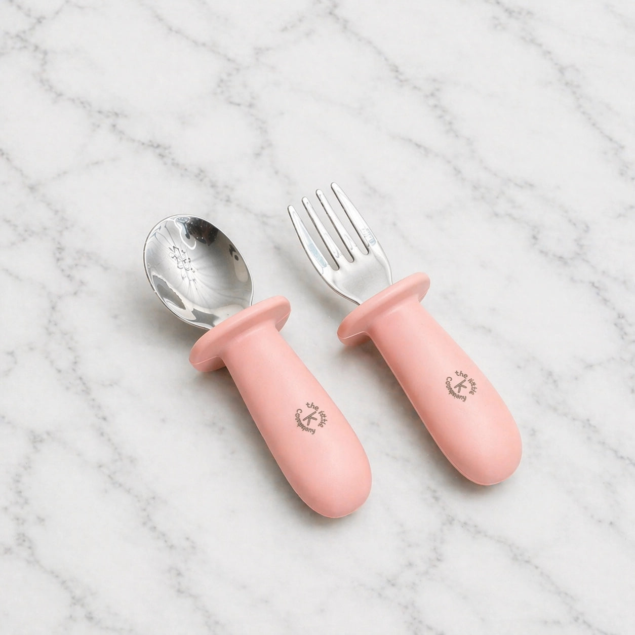 Harmony™ Stainless Steel Baby and Toddler Utensils with Silicone Grip