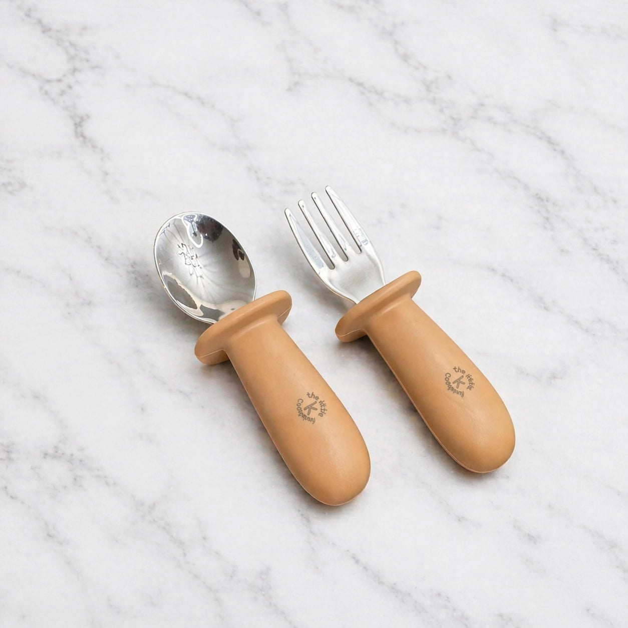 Harmony™ Stainless Steel Baby and Toddler Utensils with Silicone Grip