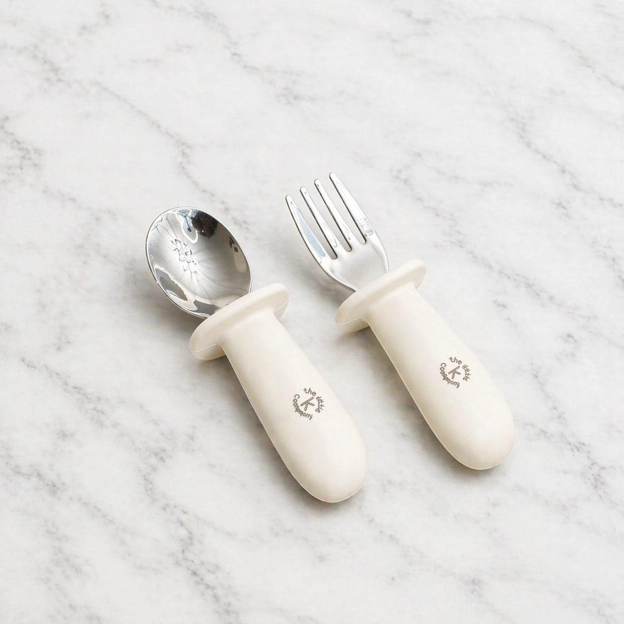 Harmony™ Stainless Steel Baby and Toddler Utensils with Silicone Grip